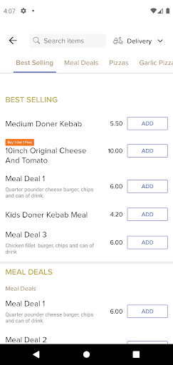 Express pizza and kebab Screen 3