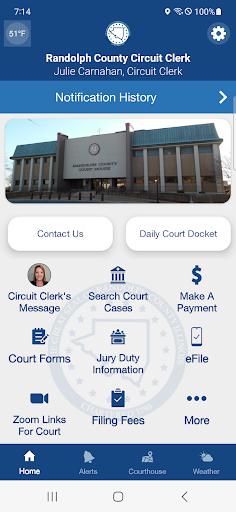 Android application Randolph Co Circuit Clerk IL screenshort