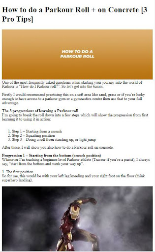 How to Do Parkour Screen 2