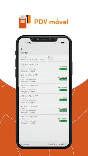 Android application PDV Móvel Gdoor screenshort