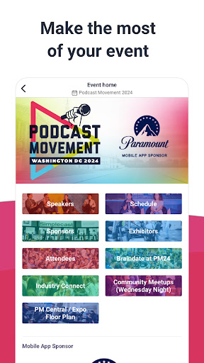 Podcast Movement 2024 Screen 2