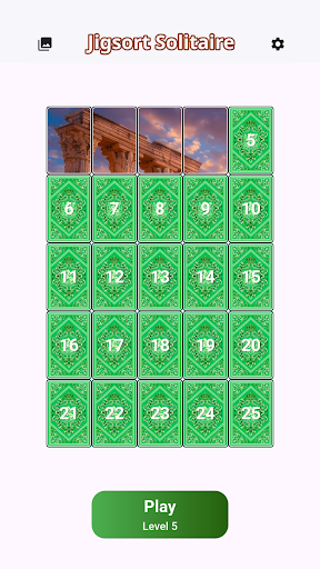  Solitaire Jigsort Match Game screenshot 3