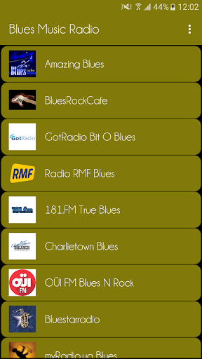 Android application Blues Music Radio screenshort