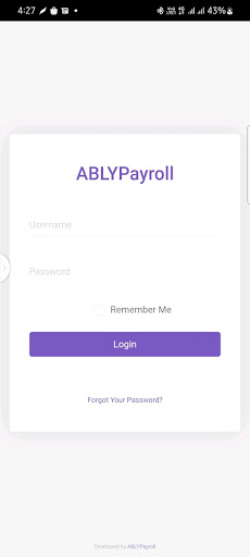 Android application ABLYPayroll screenshort