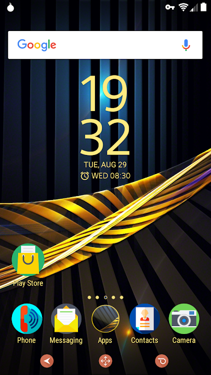 Golden lines | Xperia™ Theme - 1.0.sr.001 - (Android)