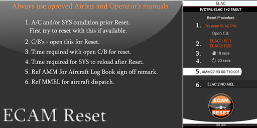 A320 ECAM Reset Pro Screenshot