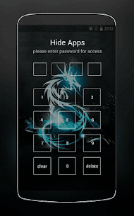 Magical theme: Abstract Dragon with Dark Cool Icon For PC installation