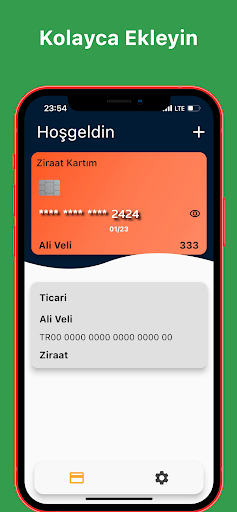 Android application Card IBAN Wallet screenshort