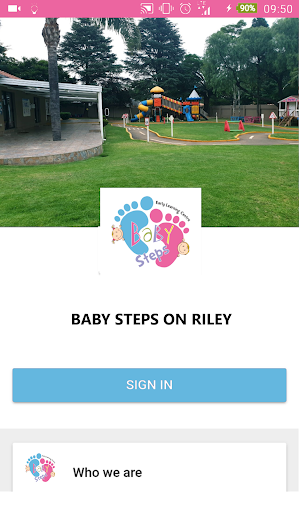 Android application BabyStepsRiley screenshort
