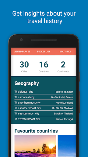 TravelMuse: Tracker with Ideas Screen 3