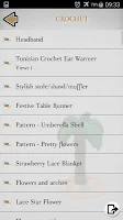 Captura de pantalla de Crochet - Dos agujas - Ganchil APK #4