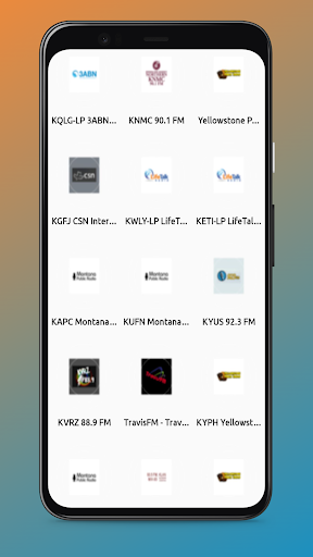 Android application Radio Montana: Radio Stations screenshort