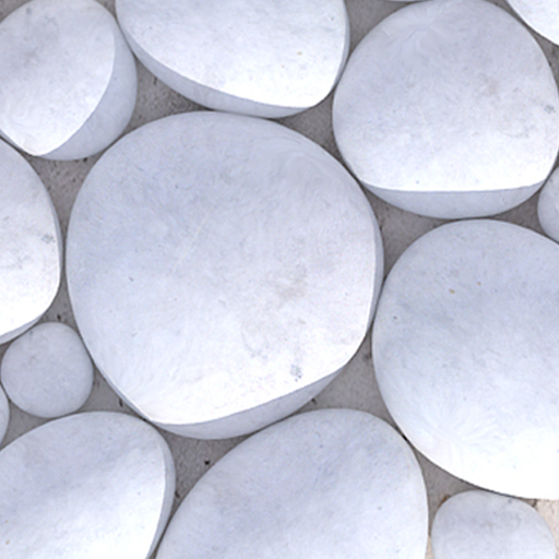 White Pebble Live Wallpaper logo