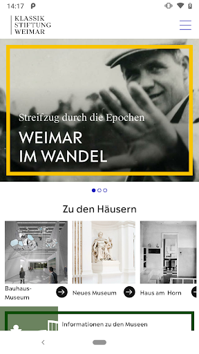 Android application Weimar+ Approval screenshort