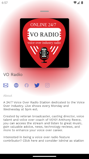 VO Radio Online Screen 3