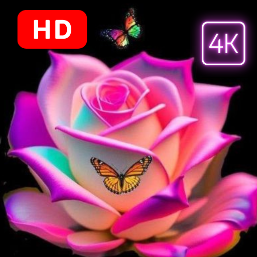 Romantic Roses Magic Flower HD logo