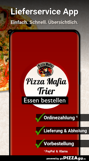 Android application Pizza Mafia Trier screenshort