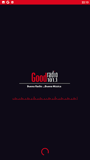 Good Radio 101.1 MHz. Screen 3