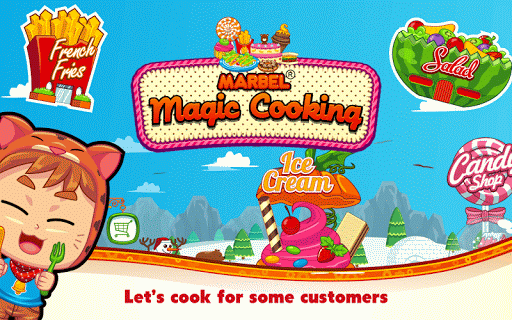 Screenshot of Marbel Magic Cooking