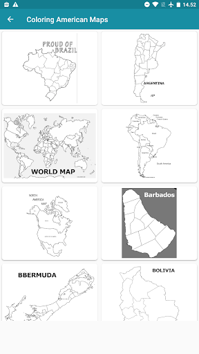 Coloring Map of America