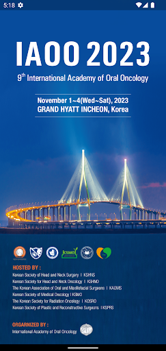 Android application IAOO 2023 screenshort
