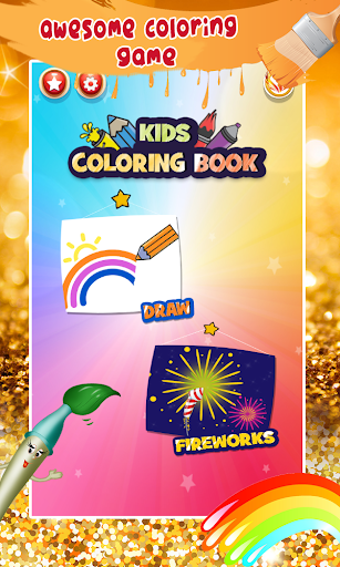 Glitter Coloring Book For Girls - Beauty Toys