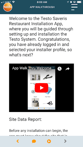 Testo Saveris Restaurant Insta Screen 3