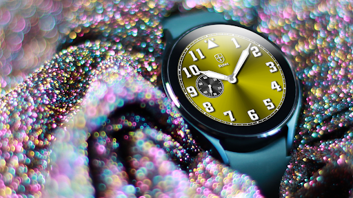 Android application CorsairHPure Analog Watch Face screenshort