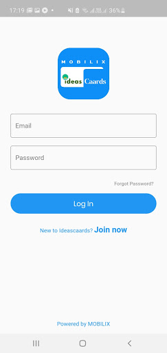 Android application Mobilix Ideas Caards screenshort