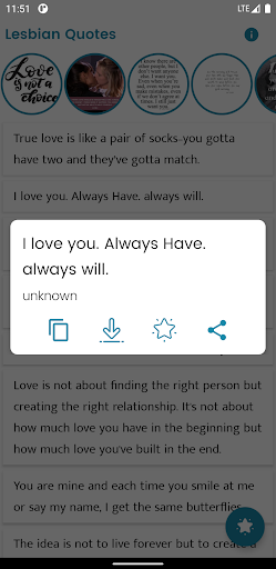 Lesbian Quotes and Sayings Screen 2