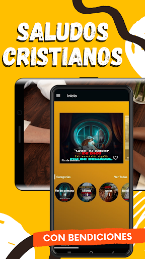 Android application Saludos Cristianos Bendiciones screenshort