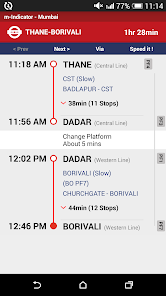 m-Indicator: Mumbai Local  screenshots 6