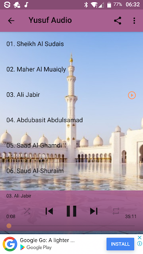 Surah Yusuf Offline Mp3