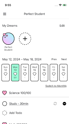 DreamStore - Dream, Goal, Todo