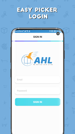 Android application AHL Picker Rider App screenshort