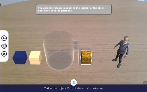 Android application ARPhymedes screenshort