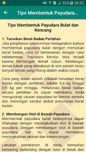 Tips Cantik Dan Sehat Screen 2