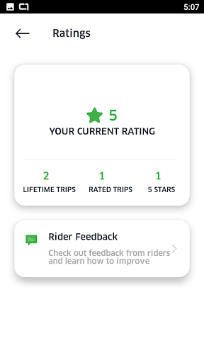 SSCabs Driver Screen 3