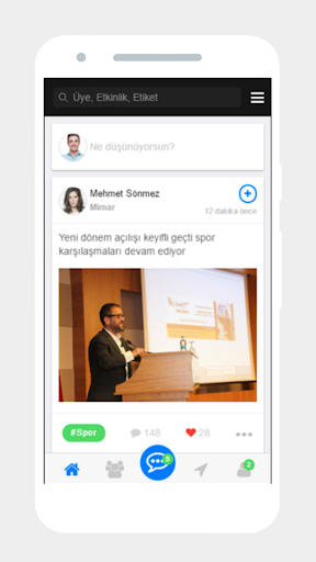 Android application GROOPIUS screenshort