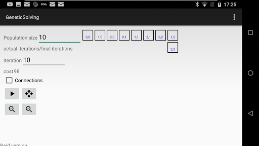 Genetic Solving Screen 2