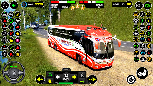 Android application US Coach Bus Driving Simulator screenshort