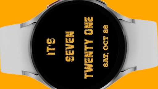 Word Watch Face Screen 2