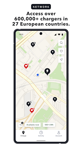 Android application Land Rover Charging screenshort