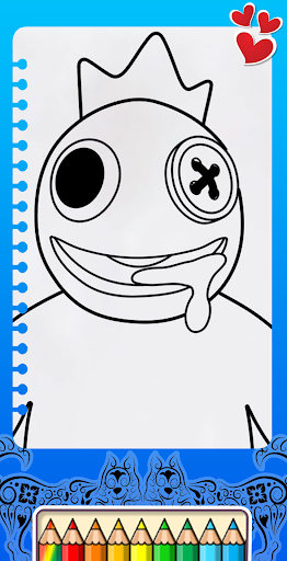 How to draw Rainbow Friends Screen 3