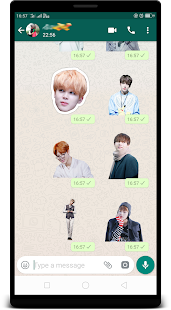 BTS K-pop WAStickerApps : Stickers for Whatsapp Screenshot