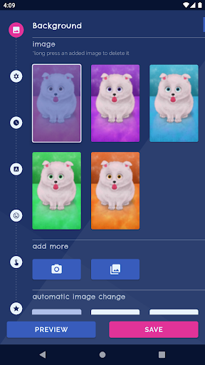 Android application Cute Puppy Live Wallpaper screenshort