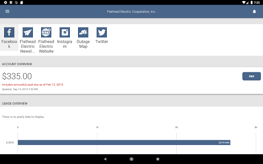 Screenshot of Flathead Electric Cooperative
