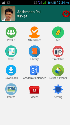 Android application Rudra International School screenshort