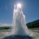 Shocking geyser icon