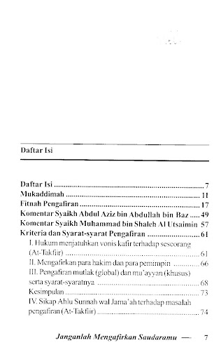 Janganlah Mengafirkan Saudara Screen 2